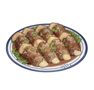 Cuộn thịt Matsutake Kỳ Lạ
