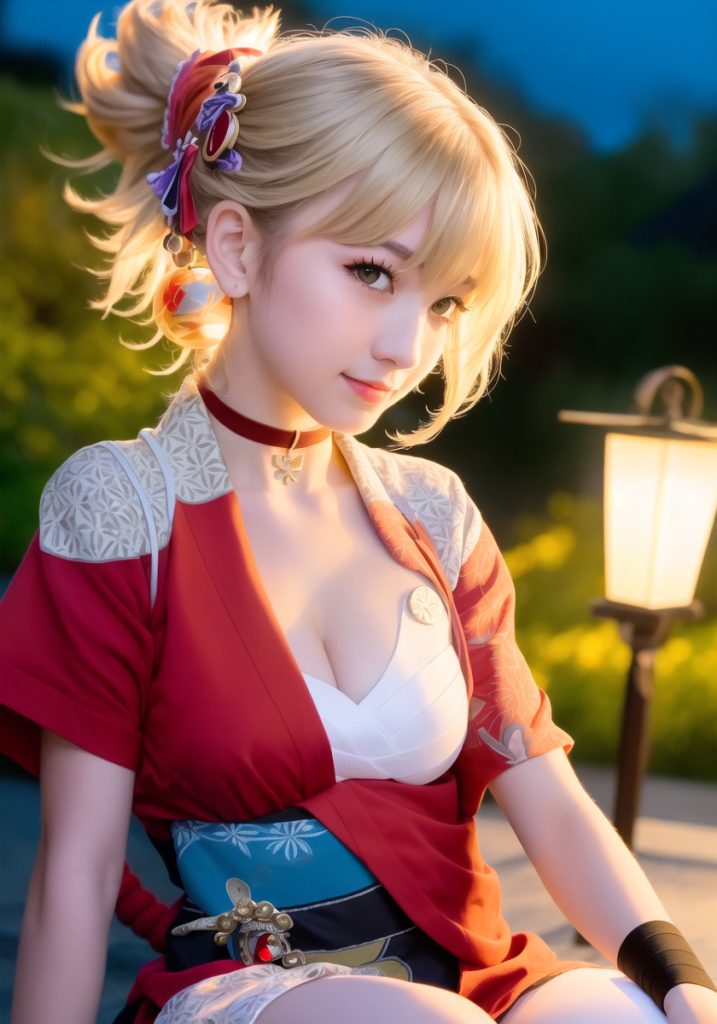 hình ảnh Cosplay Yoimiya do AI vẽ