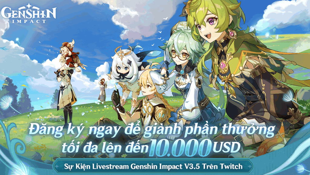 hướng dẫn livestream genshin impact